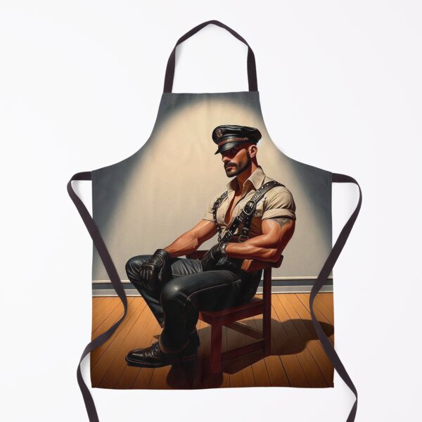 Item preview, Vintage Tom of Finland Clothing Tribute Acrylic – Spotlight on Sir Gay Bar Leather Daddy designed and sold by ItsAKinkThing.