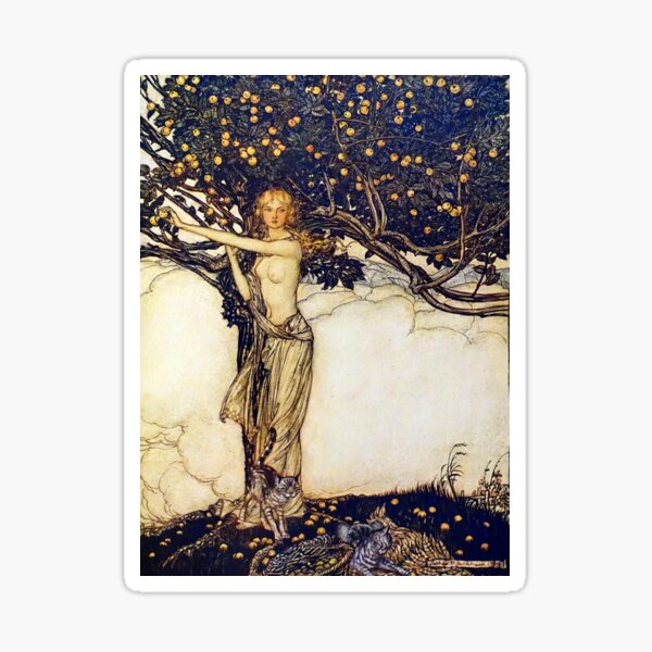 Item preview, Freia the Fair One - Arthur Rackham designed and sold by forgottenbeauty.