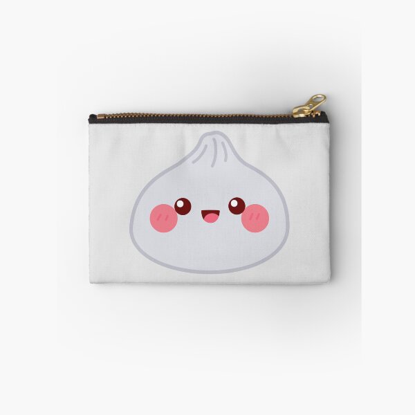 Item preview, Grey squishy Dumpling – Cute Kawaii Food Character Design designed and sold by EmeraldeaArt.