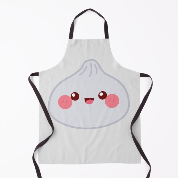 Item preview, Grey squishy Dumpling – Cute Kawaii Food Character Design designed and sold by EmeraldeaArt.