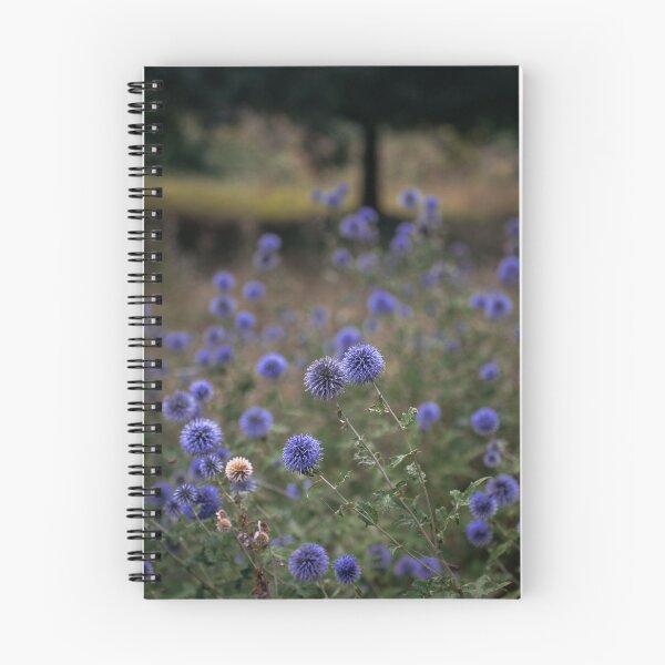 Item preview, Blue Globe Thistle Flowers in Field designed and sold by EllenNortt.