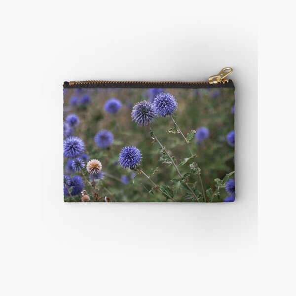 Item preview, Blue Globe Thistle Flowers in Field designed and sold by EllenNortt.