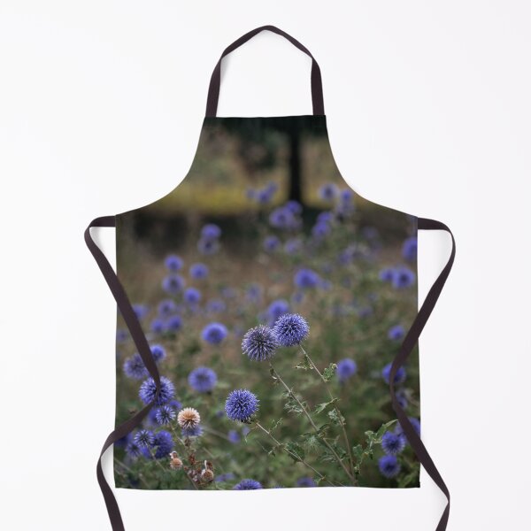 Item preview, Blue Globe Thistle Flowers in Field designed and sold by EllenNortt.