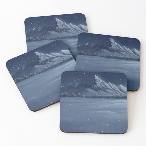 Item preview, Fantasy Snowy Mountain Night designed and sold by Snow-Ista.