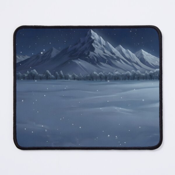 Item preview, Fantasy Snowy Mountain Night designed and sold by Snow-Ista.