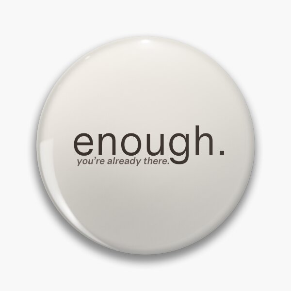 Item preview, enough. (Brown) designed and sold by Pencil & Pixel.