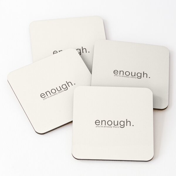 Item preview, enough. (Brown) designed and sold by Pencil & Pixel.