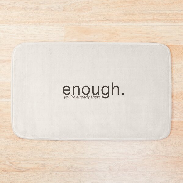 Item preview, enough. (Brown) designed and sold by Pencil & Pixel.
