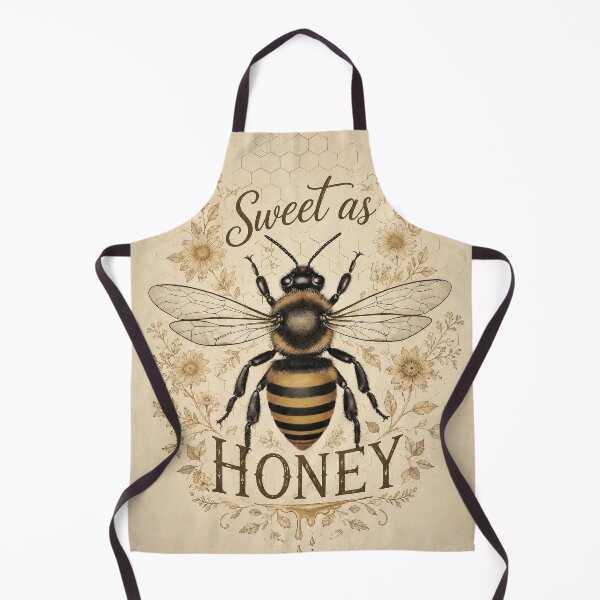 Item preview, Sweet as Honey Bee Vintage Botanical Cottagecore Design designed and sold by Tolchik.