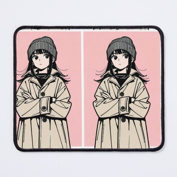 Item preview, Fashion - Man in Black Trench Coat Beanie Streetwear Anime Variant 2 designed and sold by AnimeShin.