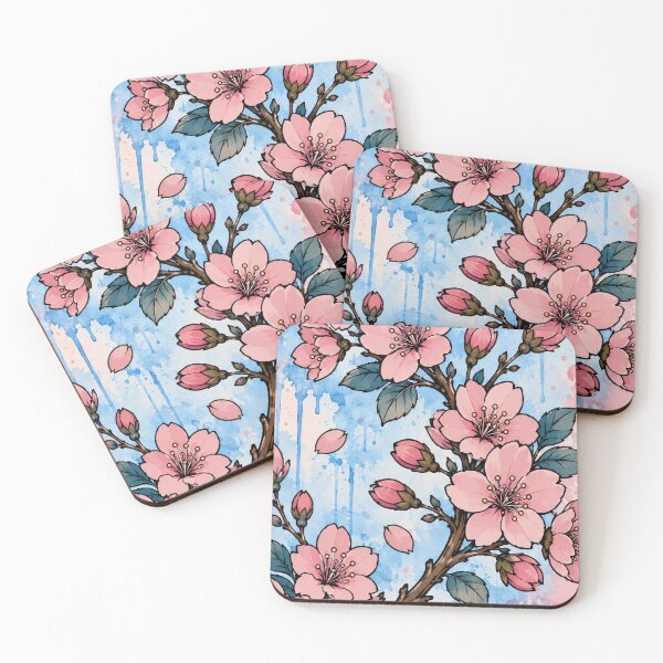 Item preview, Cherry Blossoms & Watercolor designed and sold by fairycoffins.