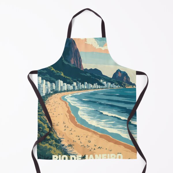 Item preview, Retro Copacabana Beach Rio de Janeiro designed and sold by JacksoonLester.