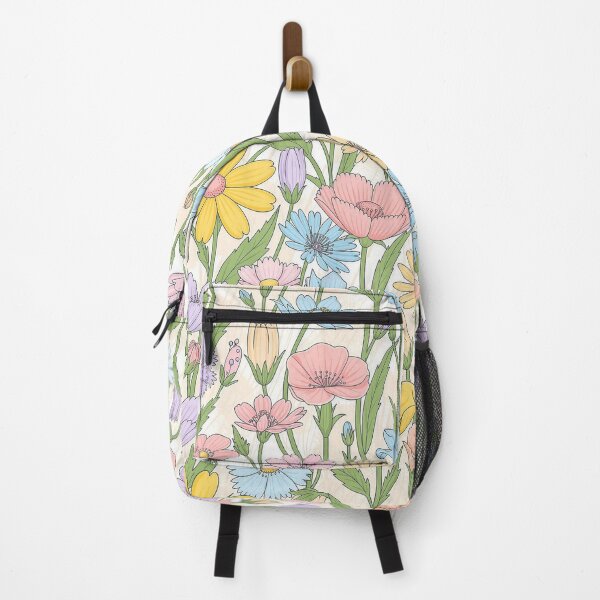 Item preview, Vintage Pastel Wildflower Meadow Floral Pattern designed and sold by NuvoraNest.