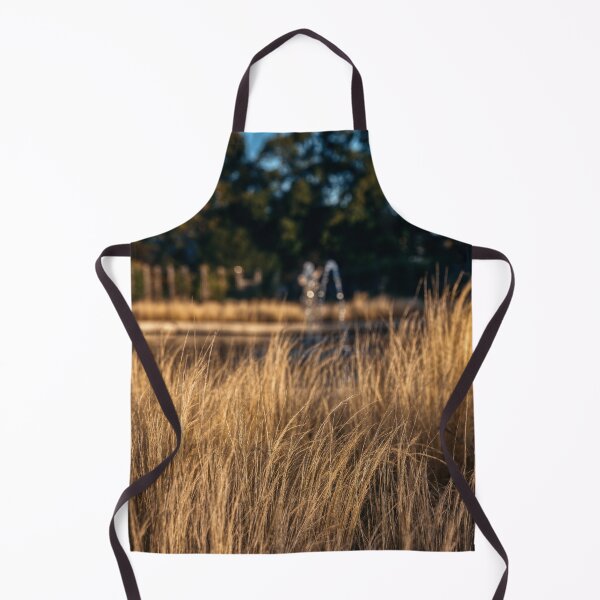 Item preview, Golden Grass in Park with Fountain designed and sold by EllenNortt.