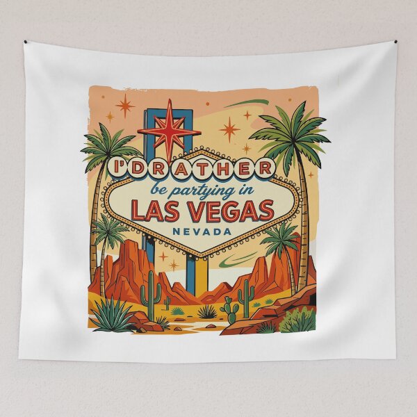 Item preview, “I’d Rather Be partying in Las Vegas” designed and sold by paulo silveira.