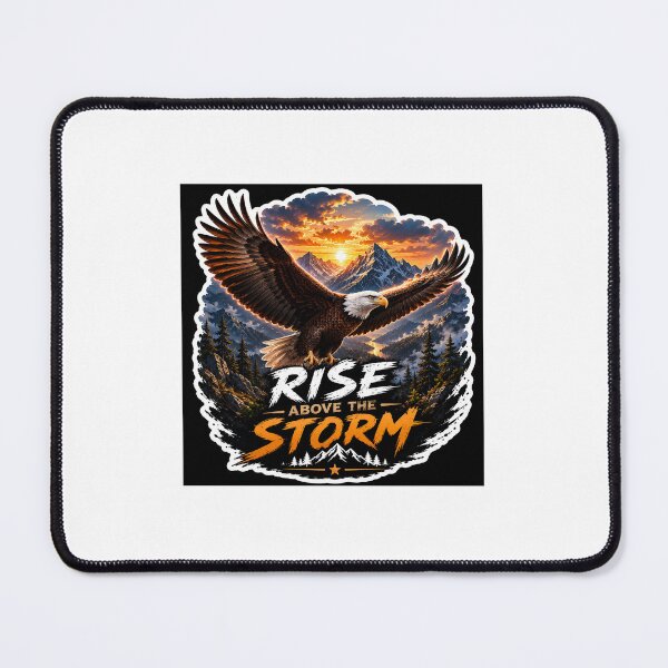 Item preview, Rise Above the Storm – Majestic Eagle Sticker designed and sold by Ishratparween11.