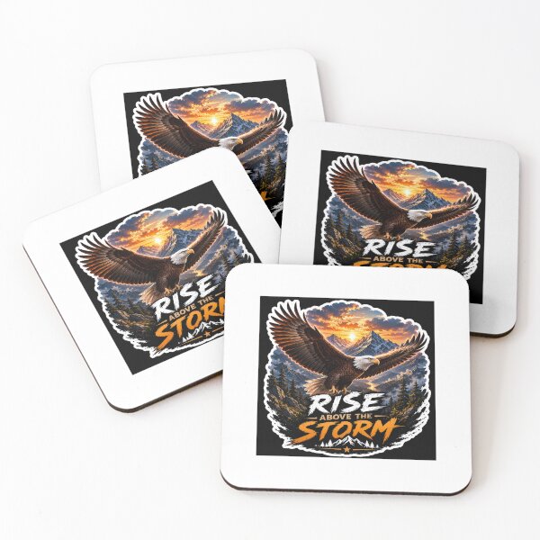 Item preview, Rise Above the Storm – Majestic Eagle Sticker designed and sold by Ishratparween11.