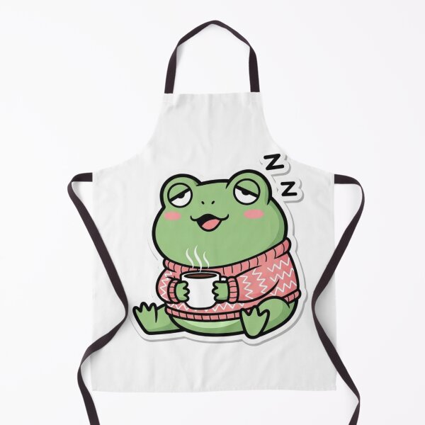 Item preview, Froggy Coffee Time | Adorable Frog in Sweater Art designed and sold by MMK1SHOP.