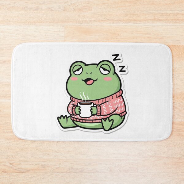 Item preview, Froggy Coffee Time | Adorable Frog in Sweater Art designed and sold by MMK1SHOP.