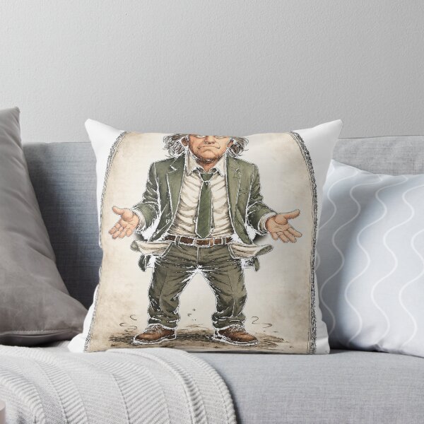 Item preview, Going Downhill - Broke Man Funny Vintage Illustration designed and sold by Atlant11.