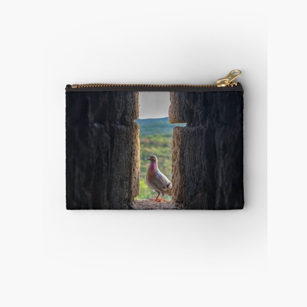 Item preview, Pigeon Perched in Castle Wall Arrowslit designed and sold by EllenNortt.