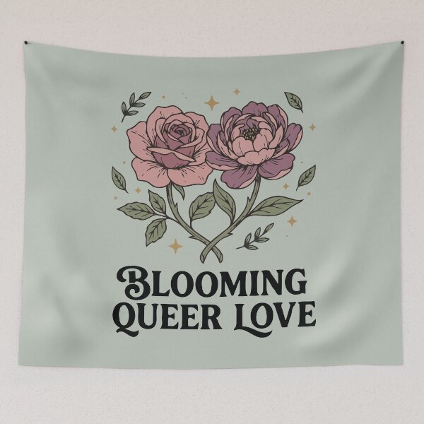Item preview, Blooming Queer Love designed and sold by tigrootiger.
