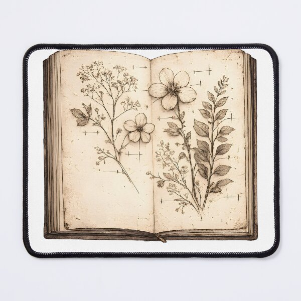 Item preview, Botanical Herbarium Journal designed and sold by PatiImagination.