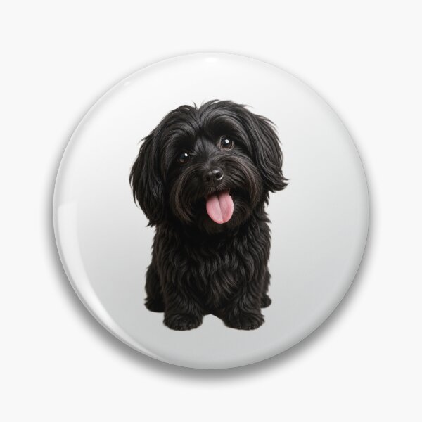 Item preview, Cute Black Puppy Portrait designed and sold by AstraDrip Studio.