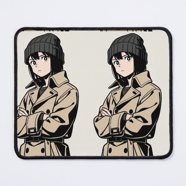Item preview, Fashion - Man in Black Trench Coat Beanie Streetwear Anime designed and sold by AnimeShin.