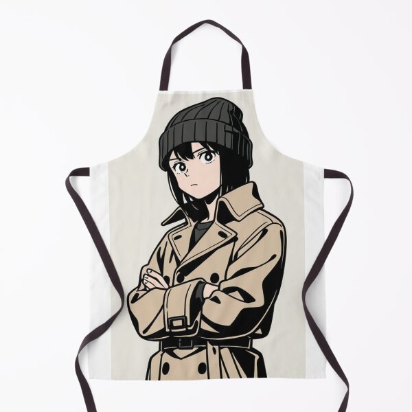 Item preview, Fashion - Man in Black Trench Coat Beanie Streetwear Anime designed and sold by AnimeShin.