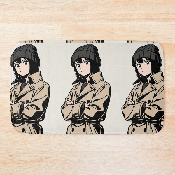 Item preview, Fashion - Man in Black Trench Coat Beanie Streetwear Anime designed and sold by AnimeShin.