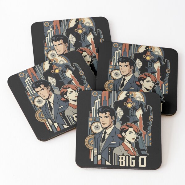Item preview, Big O Anime Manga Graphic Tee designed and sold by Senpaiwaves.