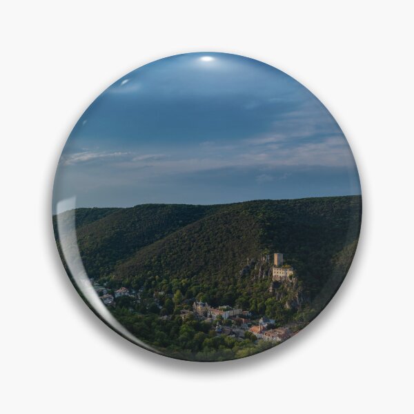 Item preview, Medieval Castle in a Forested Mountain Valley designed and sold by EllenNortt.