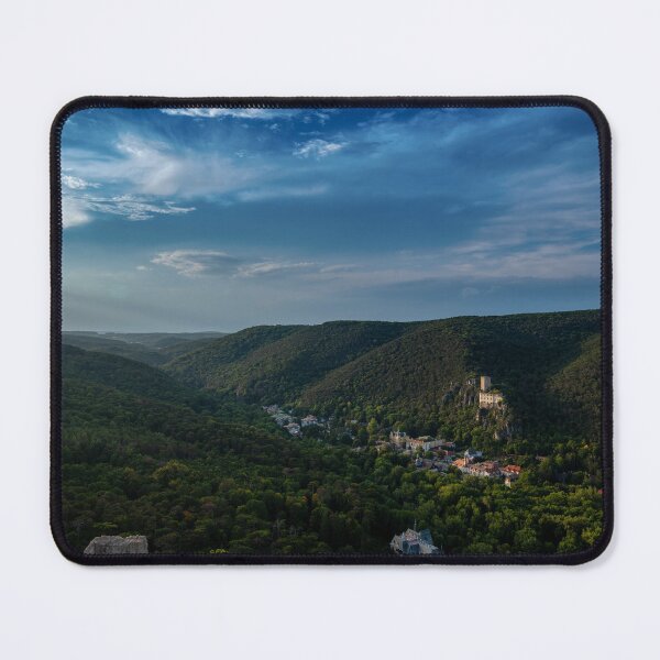 Item preview, Medieval Castle in a Forested Mountain Valley designed and sold by EllenNortt.