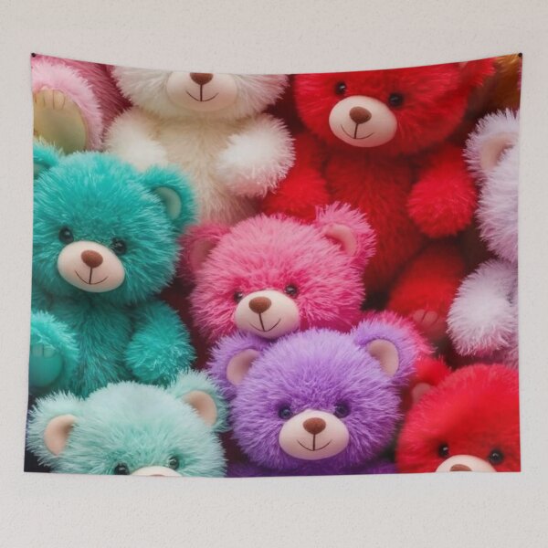 Item preview, Cute Colorful Teddy Bears Pile designed and sold by Articora.