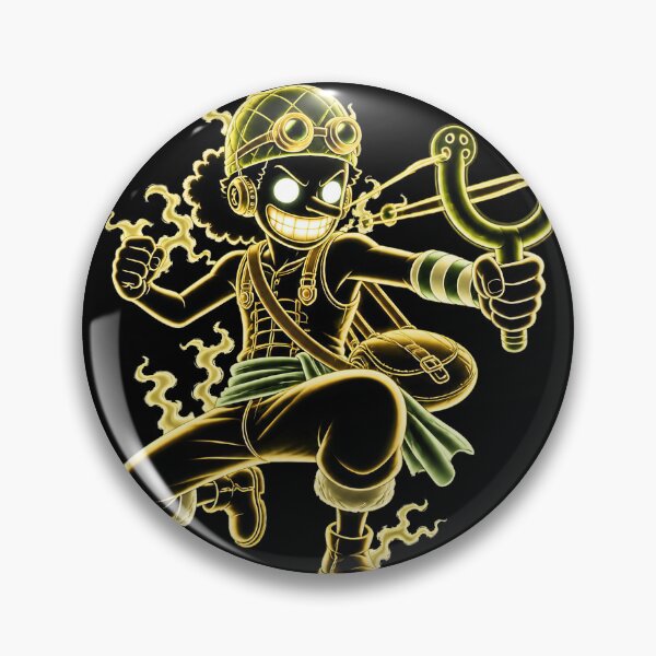 Item preview, The Brave Sniper of the Sea - Glowing Gold Neon Silhouette designed and sold by GomuStyles.