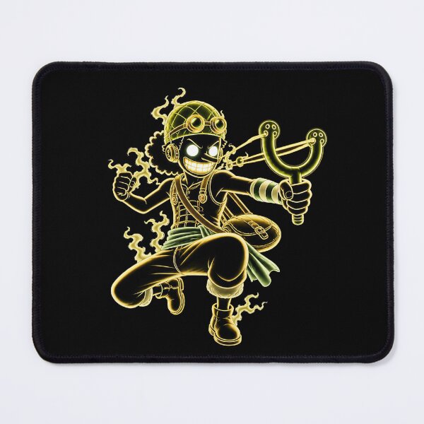 Item preview, The Brave Sniper of the Sea - Glowing Gold Neon Silhouette designed and sold by GomuStyles.