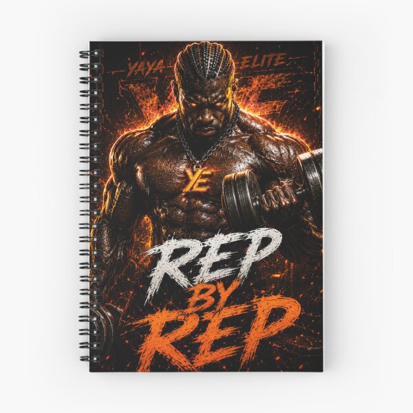 Item preview, REP BY REP – YAYA ELITE Dark Gym Motivation Design designed and sold by YAYA ELITE STREETWEAR.