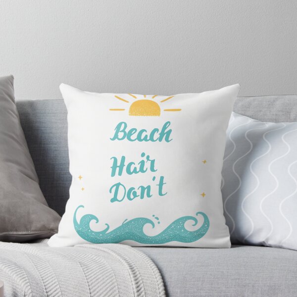 Item preview, Beach Hair Don't Care - Funny Summer Beach Lover Tee designed and sold by RedRubyBubble.