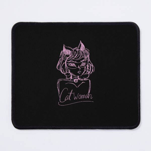 Item preview, Cat woman sketch with pink pen designed and sold by Mermaso Art.