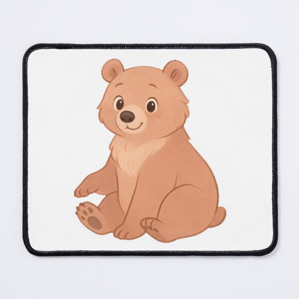 Item preview, Adorably Fluffy Grizzly Bear Cub designed and sold by AlchemyColor.