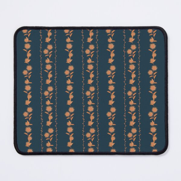 Item preview, Golden Wildflower Stripe Seamless Pattern designed and sold by thanratdesign.