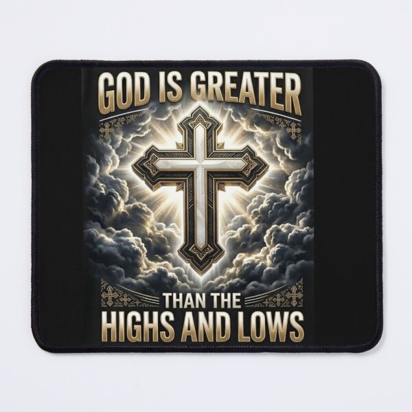 Item preview, GOD IS GREATER THAN THE HIGHS & LOWS ✝️ | Viral Christian Streetwear | Luxury Faith Design designed and sold by Hype-Loop71.