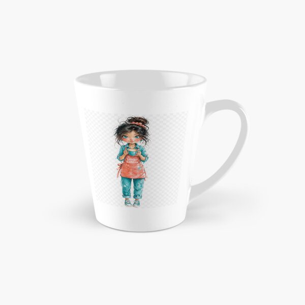 Artikelvorschau, „Experten-Barista“, „Verspieltes Kaffeemädchen“ entworfen und verkauft von Creative Nook.