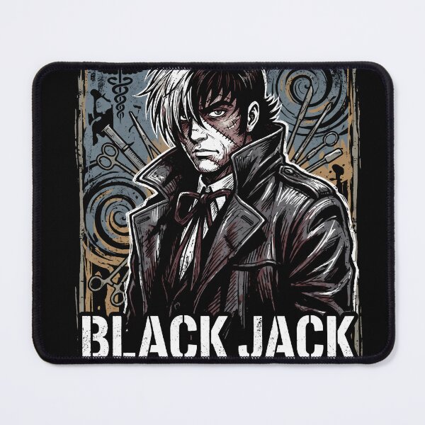 Item preview, Black Jack Anime Manga Graphic Tee designed and sold by Senpaiwaves.