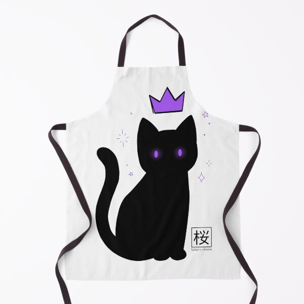Item preview, Elegant Black Cat Purple Crown designed and sold by SakuraHaven.