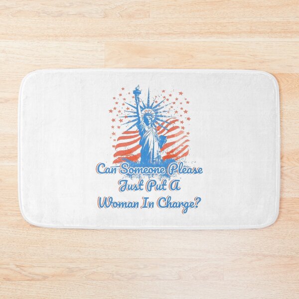 Item preview, Can Someone Please Just Put A Woman In Charge Patriotic Feminist USA designed and sold by Mind-Drift.