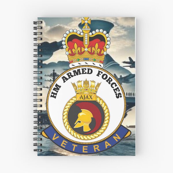 Item preview, HMS Ajax Royal Navy HM Armed Forces Veteran designed and sold by Bootneckstore.