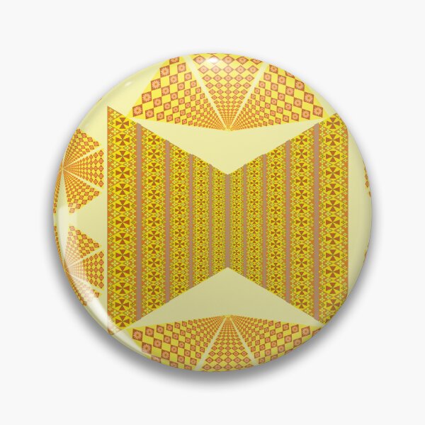 Item preview, Golden Geometric Ethnic Seamless Pattern with Traditional Tribal Motifs designed and sold by EiArtist.