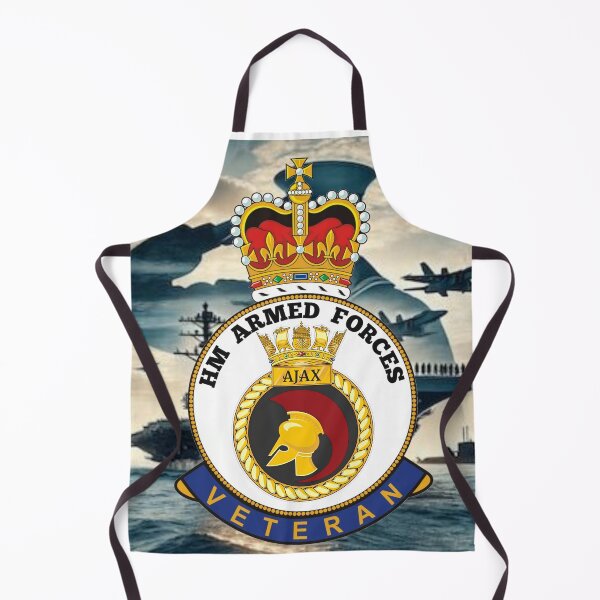 Item preview, HMS Ajax Royal Navy HM Armed Forces Veteran designed and sold by Bootneckstore.